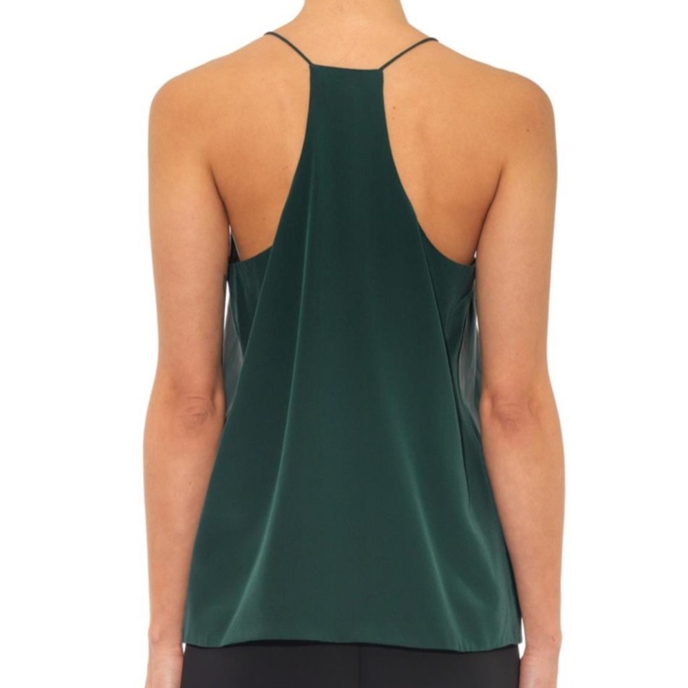 Tibi Classic Racerback, dark green
